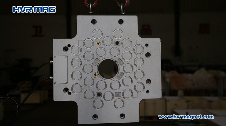 magnetic platen of magnetic quick mold change system
